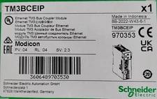 SCHNEIDER ELECTRIC TM3BCEIP BUS COUPLER MODULE, NEW OPEN BOX