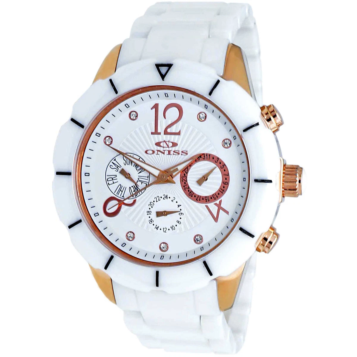 Oniss New Battery 18K Gold Plated 34MM 7.5\