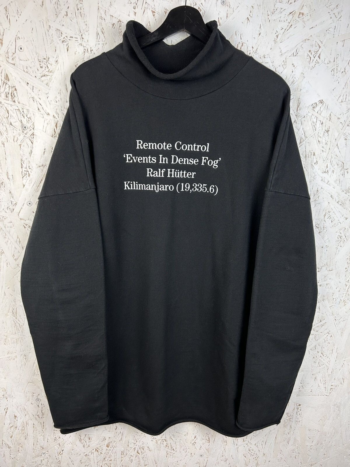 Raf Simons SS20 Remote Control Turtleneck Sweatsh… - image 1