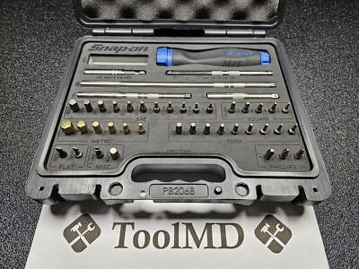 #ad Snap on Tools USA NEW POWER BLUE Ratcheting Screwdriver Master Set SGDMRC44FMB $599.95