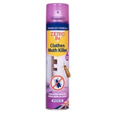 Clothes Moths Killer Spray Fast Acting Insecticide with Prallethrin & 1R Trans