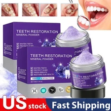Dental Restoration Mineral Powder, Mineral Tooth Powder, Teeth Whitening HOT US~