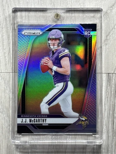 2024 Panini Prizm Football J.J. McCarthy 🔥SILVER RC 🔥Rookie Vikings#5