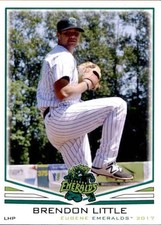 2017 Eugene Emeralds Grandstand #24 Brendon Little Berwyn Pennsylvania PA Card