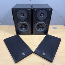 Yamaha NX-E100 Bookshelf Speakers Pair 6 Ohm 60W Hi-Fi Stereo Black Working