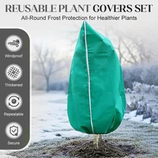 60 * 80cm Plant Cold Cover With Thickened Drawstring Zipper Design M7L8