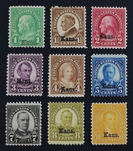 CKStamps: US Stamps Collection Scott#658/668 Mint H OG Incomplete