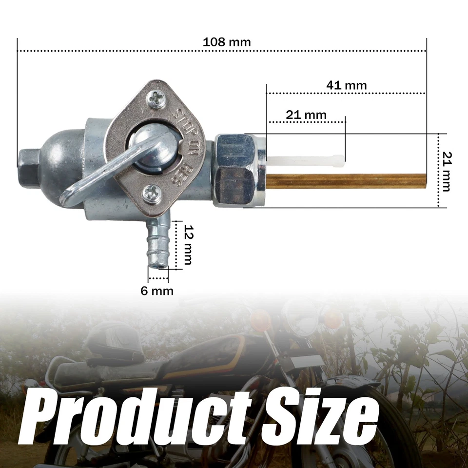 1x Tornillo de gasolina para Yamaha LT2M LT2 LT3 1972-1973 LTMX YL2C M YB100 RX100 Foto 2 de 4