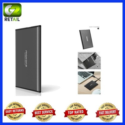 Ultra Slim 500GB External SSD - Quick Transfer Speeds, Durable Aluminum Case