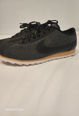 Women's Nike Cortez Ultra SE Black/Black-Vachetta Tan (859540 001) Sz 8.5