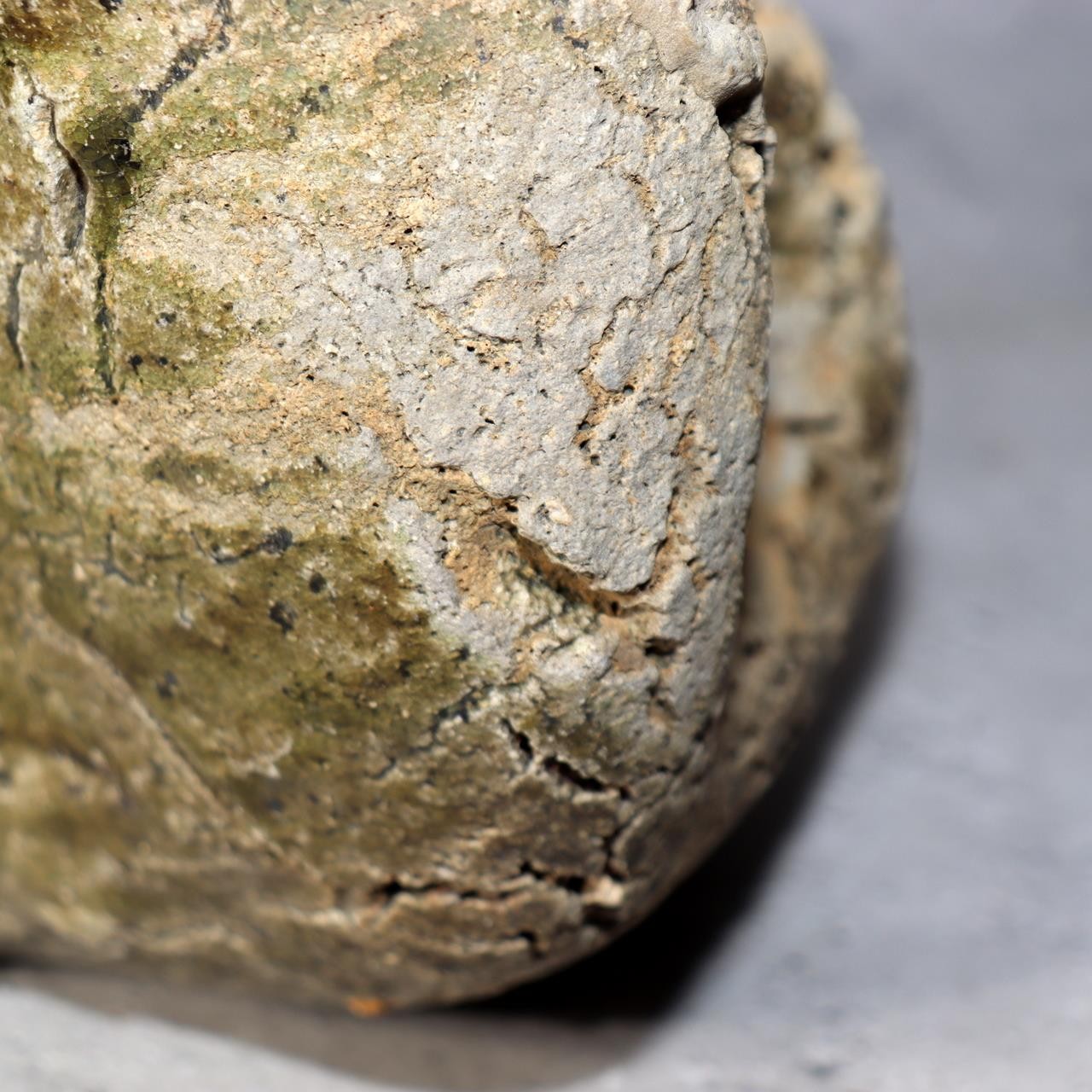 Japanese Antique Yama Chawan Fragment Pottery Wabi Sabi Style PCP270 -1