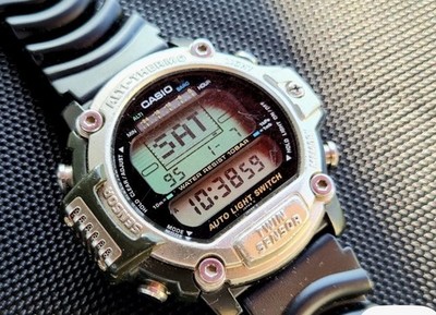 Casio PRT-30 vintage digital with Twin sensors temperature and barometer