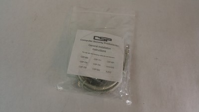 New CSP XLK/U Computer Security Products Economy Cable Computer Lock Kit