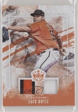 2019 Panini Diamond Kings DK Materials Holo Silver 32/99 Luis Ortiz #DMS-LO 0f8