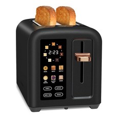 Toaster 2 Slice, Touch Control Stainless Toaster LCD Display, 50 Faster Heat...