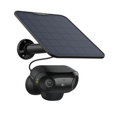 REOLINK Argus 4 Pro Black, 4K DualLens 180  Solar Security Cameras Wireless O...