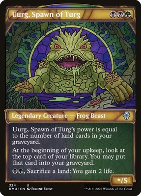 Uurg, Spawn of Turg (324) Showcase Dominaria United DMU MTG Magic