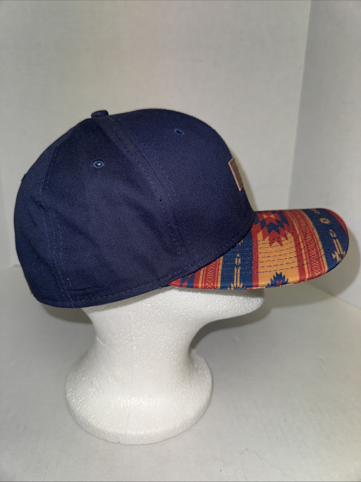 Vans Leather Patch Snapback Hat Multicolor One Si… - image 2