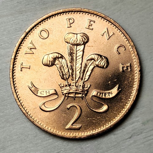United Kingdom 1990 2 Two Pence, KM936, Gem Coins United Kingdom