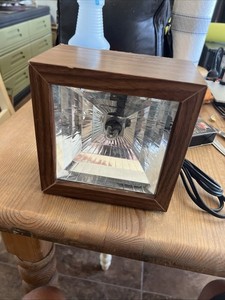Lite F/X Classic Strobe Light Model 18221 Variable Flashing Speed Wood Grain