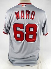2023 Washington Nationals Thaddeus Ward #68 Game Issued Pos Used Grey Jersey 8