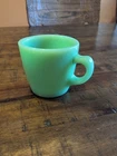 Fire King Jadite Jadeite Restaurant Ware 6oz Cup Mug 3" Tall 3.25" Dia