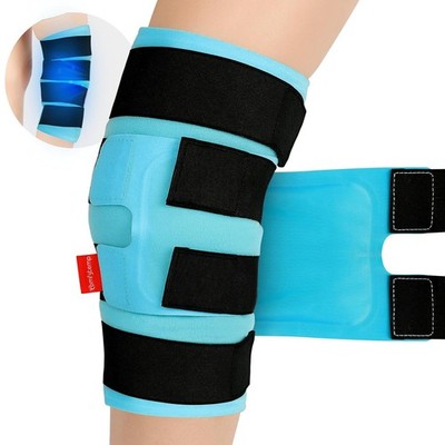 Comfytemp XXL - große Kühl-Manschette für Knie, Waden, Bein, 4 Klettverschlüsse