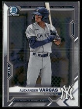 2021 Bowman Draft #BDC-121 Alexander Vargas Chrome