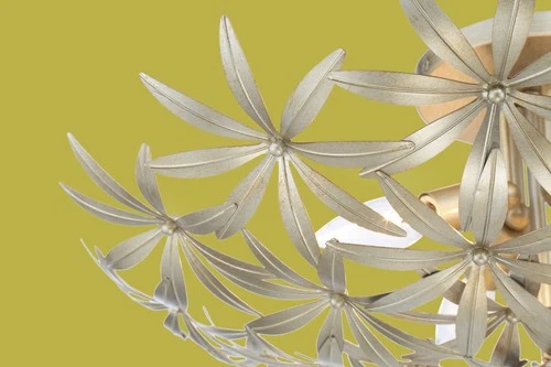 Minka Lavery 2144 Flower Child 4 Light 22"W Flush Mount Ceiling - Ambry Gold - Picture 3 of 11