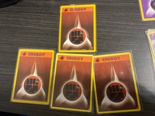 4 Fighting Energy 1 Base Set Unlimited WOTC, 2 Evolutions, 1 Neo Genesis