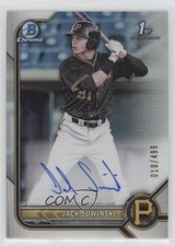 2022 Bowman Chrome Prospect Refractor 10/499 Jack Suwinski #CPA-JS Auto ib6