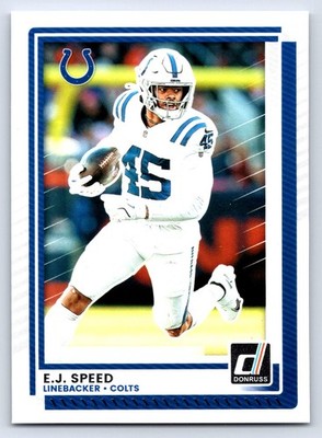 E.J. Speed 2025 Donruss #284 Indianapolis Colts Football Card