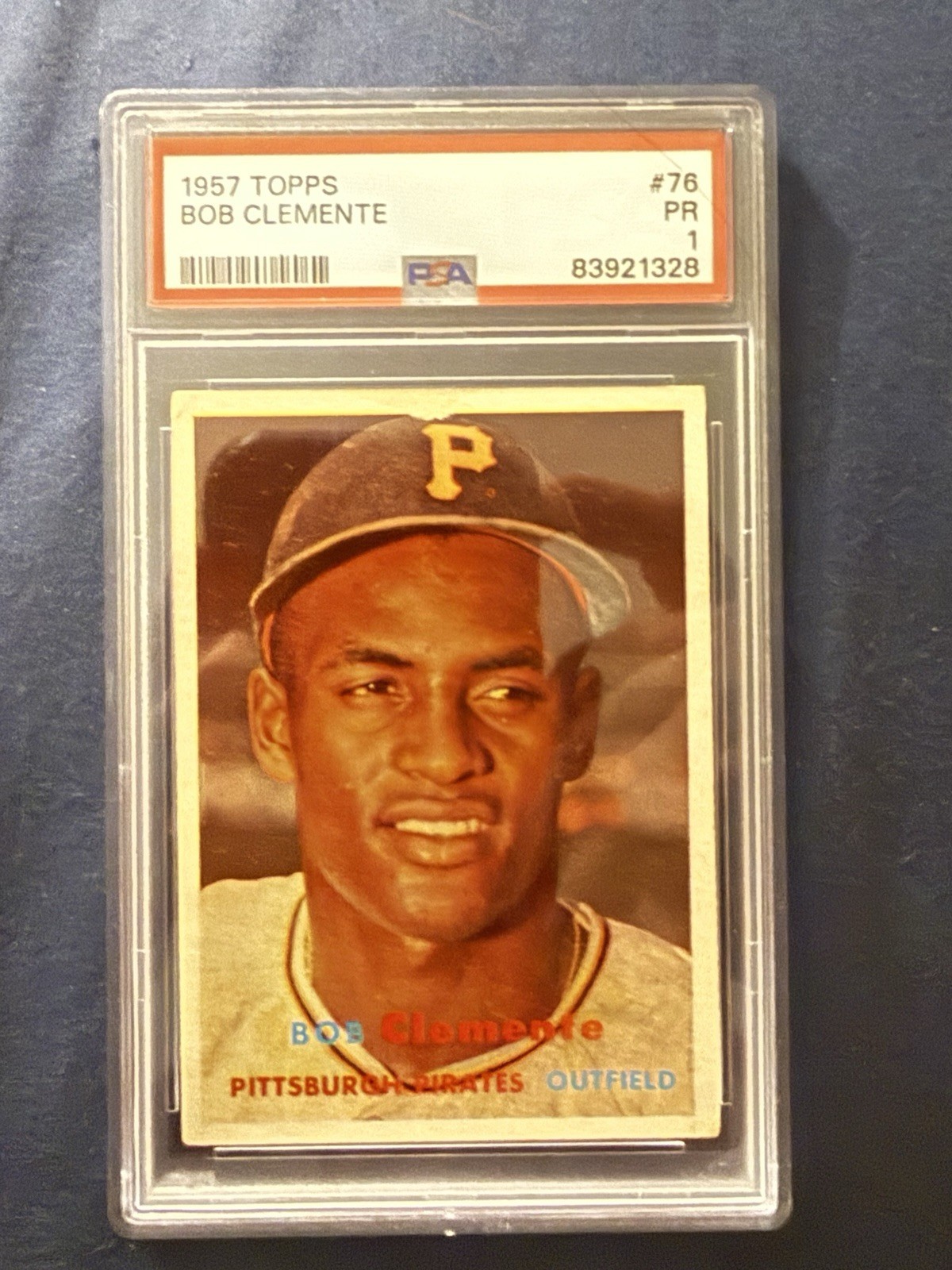 1957 Topps - Roberto Clemente #76 PSA 1 Dead Centered Presents Like A 4