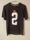 Nike Johnny Manziel NFL T-Shirt Men's Size Small S Cleveland Browns Football