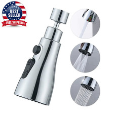 3 in 1 Kitchen Faucet Extender Universal 360 Rotate Pull Out Kitchen Tap Multi-