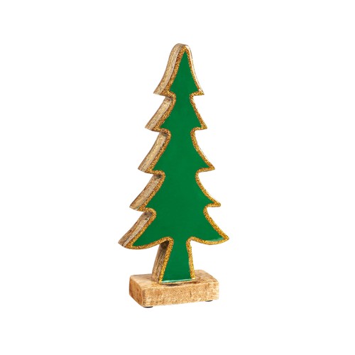 Wood and Resin Tree Table Décor, Set of 3 - Picture 3 of 7
