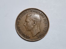 Lote L.34 Moneda Gran Bretaña UK Un 1 Penique 1945 Coleccionista Subasta