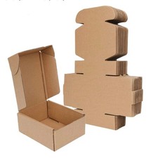 5x4x2 inches Kraft Corrugated Cardboard Shipping Boxes for Ecomm  Set of 60