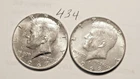 KENNEDY HALF DOLLAR,  40%  SILVER,   1967-P   1968-D,----434