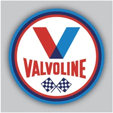 Valvoline Motorsports Vinyl Sticker/Decal - Racing -F1 -Vintage -Fuel -Drag -Oil