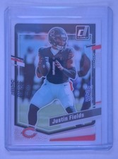 2023 Panini Clearly Donruss Justin Fields #10 Bears