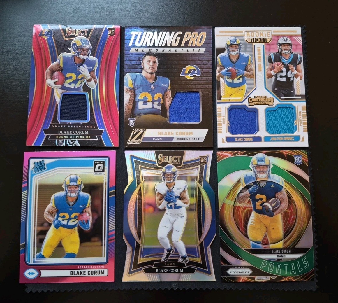 Blake Corum [RC's] 2024 22 Card Lot