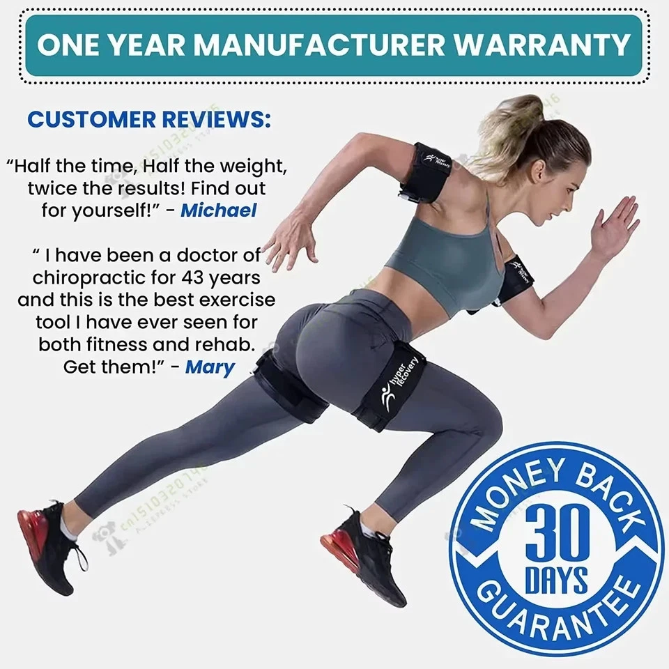 BFR Fitness Training Blood Flow Restriction Band, Compression Training Band