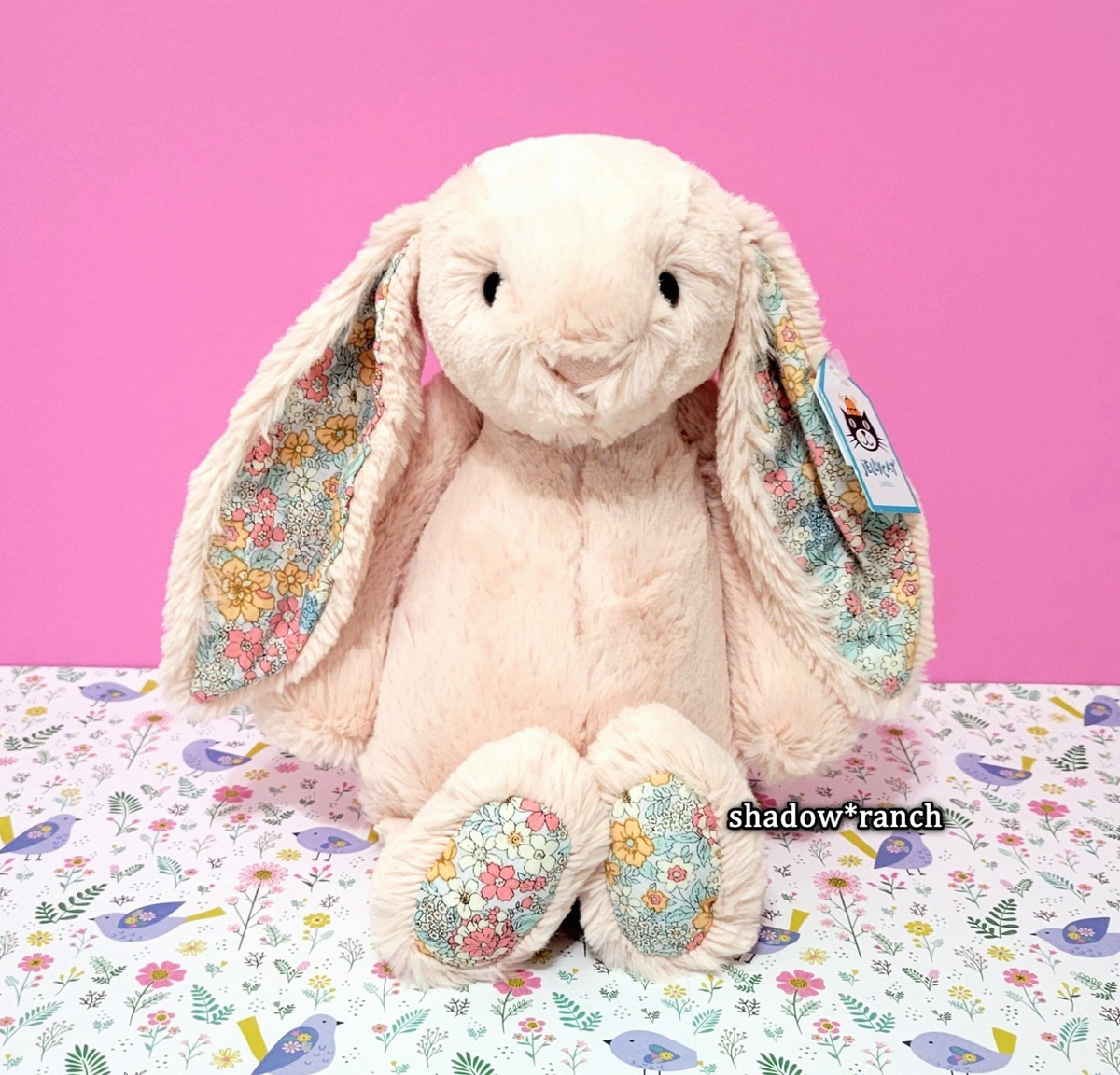 RETIRED Jellycat BLOSSOM BLUSH BUNNY - Medium 12
