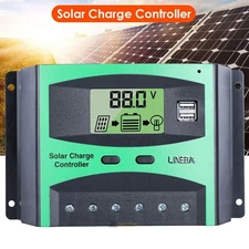 5200W 100A PWM Solar Charge Controller 12V/24V/36V/48V Battery PV Regulator NEW