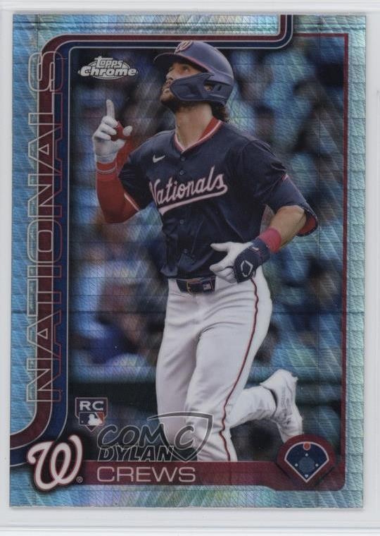 2025 Topps Chrome Prism Refractor Dylan Crews #146 13o2