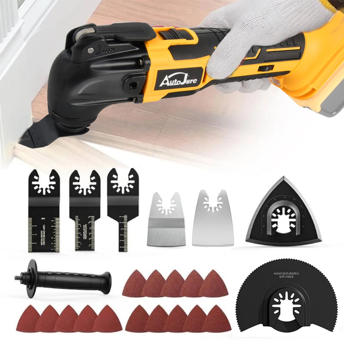 Cordless Oscillating Tool Kit for DEWALT 20V MAX Battery,Multi Tool &Accessories