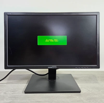Hannspree HE196APB 19" LCD Monitor VGA With Power Cable Box & Manual Tested - Image 1 of 4