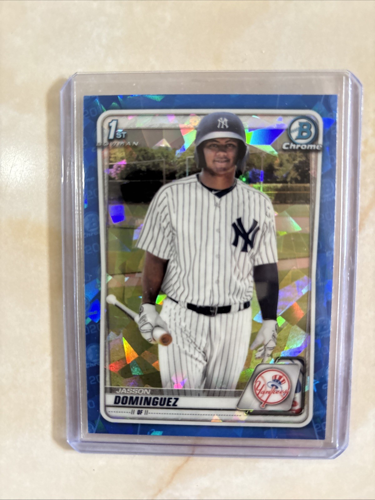 2020 Bowman Chrome Sapphire Edition 1st Bowman Jasson Dominguez #BCP-8