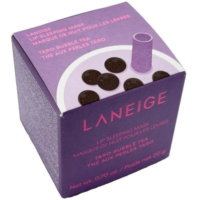 Laneige Lip Sleeping Mask Taro Bubble Tea 20g Hydrating Night Treatment NEW